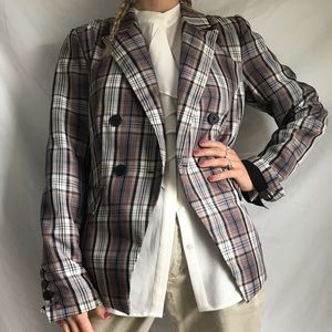 Plaid Blazer